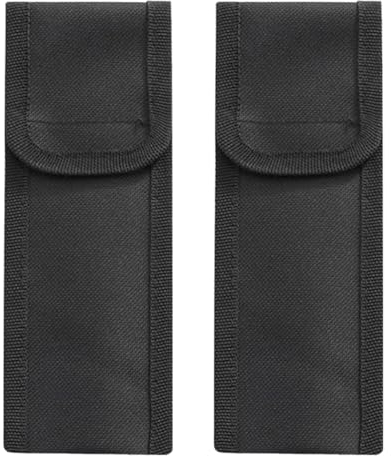 OQKAHIV Set di 2 Custodie in Nylon per Coltelli Pieghevoli con Porta Cintura - Pratico Sacchetto da Cintura per Coltelli Tascabili, Ideale per il Trasporto e la Protezione dei tuoi Strumenti di Taglio