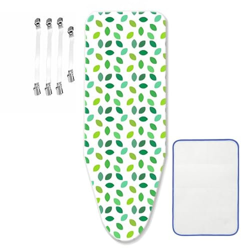 ZJBKX Copriasse da stiro extra large, 160 x 60 cm, 4 clip e 1 panno da stiro, XXL