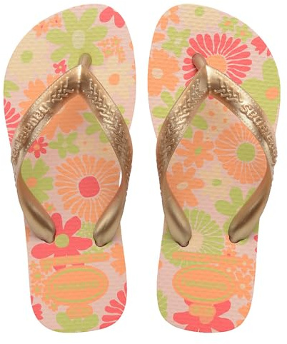 Havaianas Kids Flores Girls FlipFlop Ballet Rose 1/1.5 UK