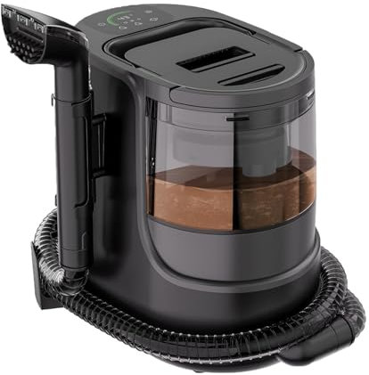 Fabric Steam Cleaner with Suction, Small Steam Cleaners, Spot Cleaner Carpet Washer 400w, 1.2l Tank, for Couch, Pets, Car Seats