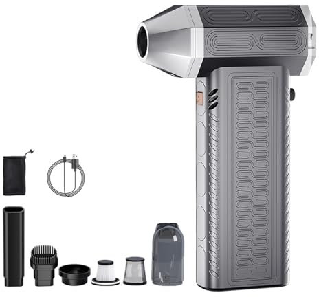 Wsdsgz Aspirateur compact de voiture avec forte puissance d'aspiration 130 000 tr/min pour nettoyage intérieur de véhicules automobiles