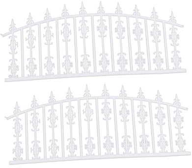 UPKOCH Valla de Jardín Modelo 1m a Escala 1/100 de Plástico