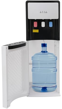 ksxnkhk Dispensador de Agua de Carga Inferior, 3 temperaturas (Caliente, fría y Caliente), dispensador de pie para casa, Oficina y apartamento.