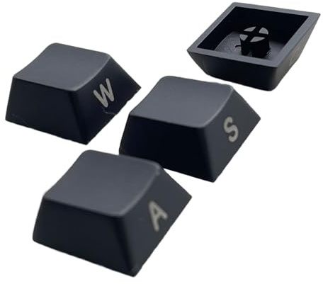 MALSSE Metal Keycaps Metal Side Engraving Button For Mechanical Keyboards Customized Keycap WASD/Directional Aluminum Alloy Keycaps