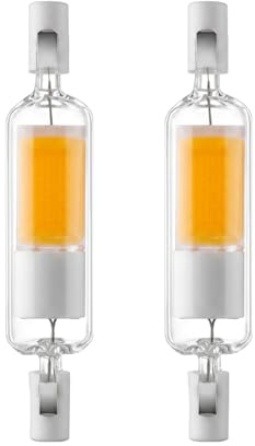 Hsientpe R7S LED 78mm Dimmbar 10W (Ersatz für 100W Halogen), LED Lampe mit 1000LM 3000K Warmweiß für Deckenfluter, 360° Flackerfreies Licht, R7S Glühbirne 2er Pack