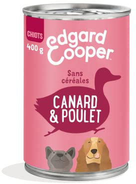 Edgard & Cooper Hundedose für Erwachsene ohne Hirsche, natürliches Lebensmittel, 400 g, Ente und Huhn, gesunde Ernährung, schmackhaft und ausgewogen, hochwertiges Protein