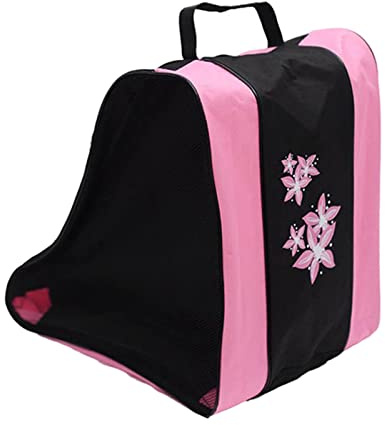 SM SunniMix Ice Inline Breathable Skate Carry Bag Case Ice Skates, Roller Skates, Inline Skates for Kids Adults Roller Skates Inline Skates, pink