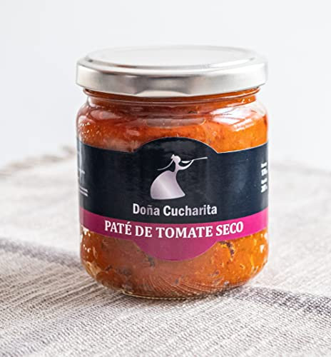 BOÎTE GOURMET ESPAGNOL ARTISANNE SÉLECTION DONNÉE COUTELLE. 170 GR x 4 UNE. PATÉ DE TOMATE SECHE