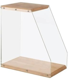 FUHAI-666 Schallplattenständer Tabletop Record Storage Holder Holder LP Record Crate Record Storage Rack for Books Albums Picture CD Magazines Schallplatten Aufbewahrung