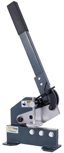 Industrial 6-Inch Sheet Metal Plate Shear Gray Metal High Precision Manual Hand Plate Shear Maximum Shear Capacity Industrial Workshop Durable Tool
