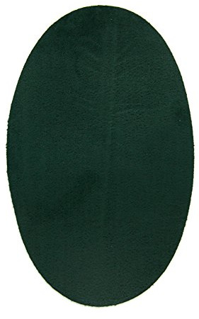 Haberdashery Online - 2 Piece Iron-on Suede Knee Patches, Clothes Protection & Repair for Trousers, Jackets, Sweaters, Shirts, 16x10 cm, Easy to Use, Green