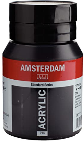 Amsterdam Standard Series Acrylic Jar 500 ml Oxidschwarz 735 (17727352)