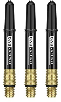 Target Pro Grip Evo Aluminium Dartschäfte und Nylon Obere Hälfte Schäfte Dartpfeil
