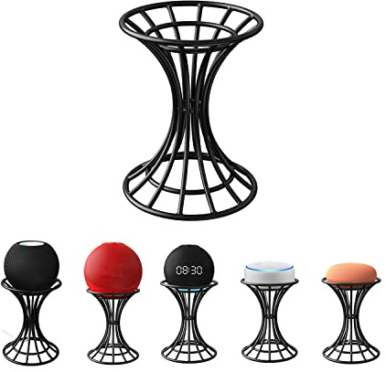 Hangcheng Smart Speaker Table Stand for Echo Dot 5nd/4rd/3th/2th Gen,Echo 4th/ 3rd/2th Gen, Echo Glow, Speaker Desktop Holder for Apple Homepod Mini and Google Home Mini/Nest Mini