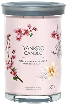 Yankee Candle Pink Cherry & Vanilla Large Tumbler Jar
