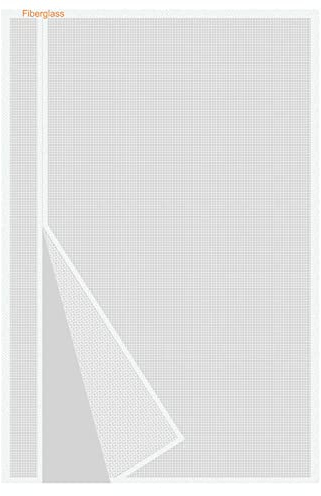 Risareyi Seitliche Öffnung Magnet Fliegengitter Tür 140x210cm, Verstärkt Fiberglas Netz Weiß Fliegengitter Balkontür Ohne Bohren Insektenschutz Moskitonetz Tür für Haustür Wohnzimmertür