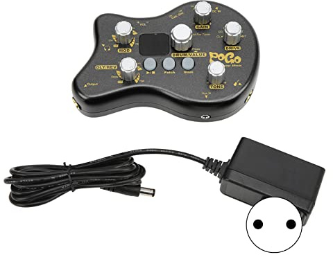 VGEBY Gitarren-Effektpedal, Delay-Effektpedal, Multi-Effekt-Prozessor, 100–240 V, Model: VGEBYm6obaxhsvd-13
