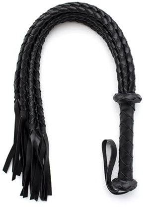 AMIJOUX 91 cm lange Peitsche für Reiter, Kunstleder, Reitgerte, Reitpeitsche für Outdoor, Reiten, Sport, Reiten, Werkzeug, Bühnenaufführung, Rennsport, Cosplay