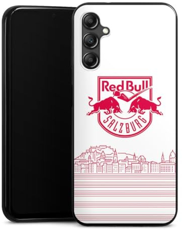 DeinDesign Slim Case extra dünn kompatibel mit Samsung Galaxy A14 5G Silikon Handyhülle schwarz Hülle Eishockey Skyline EC Red Bull Salzburg