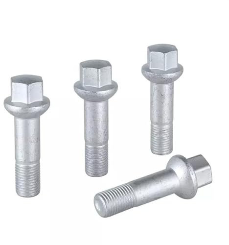 Kompatibel Mit Benz, 4 Stück, Autozubehör, Radnabe, Reifenschraube, Bolzen, M14 X 1,5, Radschrauben, Muttern, Stehbolzen, Ersatzteile Radschraubenmuttern(Color:3)