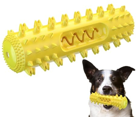 Juguete chirriante para perros, juguete masticable para perros masticables agresivos, juguete para perros chirriante, dientes de cachorro, varita masticable, juguete masticable para perros, barra