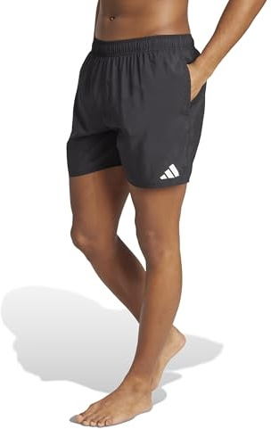 adidas Men's Swim Shorts 5 INCH, Black/White, XL