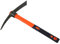 Heavy Duty Miniature Pick Mattock with Fiberglass Handle Garden Hand Tool for Gardening Digging & Camping Landscaping