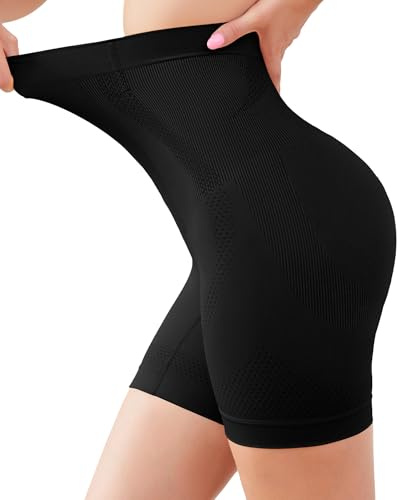 SIMIYA Tummy Control Knickers High Waisted Body Shaper for Women Black