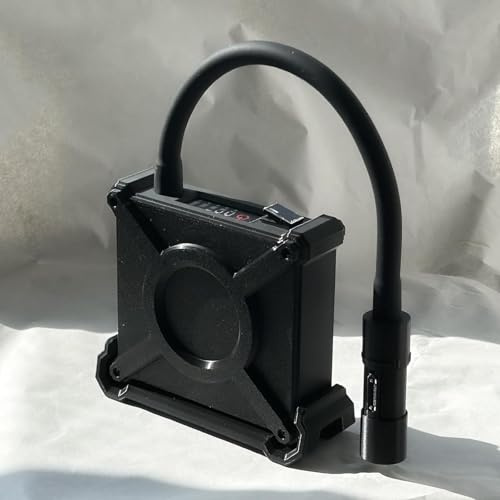 DOJBK Dispensador De Polvo Antiestático para Molinillo De Café, Antisalpicaduras De Café Molido, Antiestático, 3,7 V, Tubo De Cuello De Cisne De Silicona, Giro Libre, para Cafetera