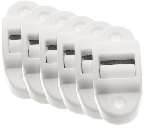 MOTHNUR Rodillo Guía para Correa Persiana 14 Mm Plástico Cepillo Incorporado Ahorro Energía 6 Unidades Compacto para Persianas Enrollables Hogar y Cocina
