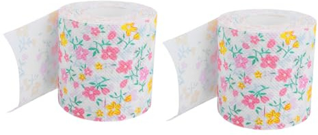 Abaodam 2rotoli Carta Igienica Tovaglioli Usa e Getta Carta in Articoli Per Casa