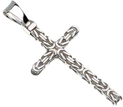 Silberketten Store Anhänger Kreuz Königskette 5mm Kettenanhänger - 925 Silber