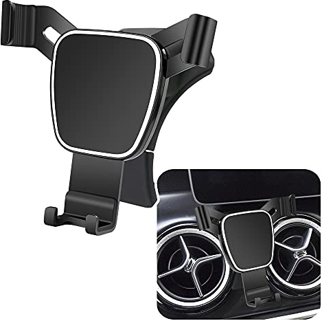 LUNQIN Soporte de teléfono de coche para Mercedes Benz GLA GLA200 250 260 y 2014-2018 CLA CLA220 2015-2020, accesorios para automóvil, soporte de navegación, decoración interior, soporte para teléfono