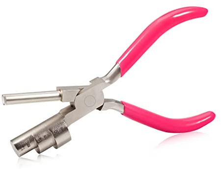 SPEEDWOX Alicates de bucle de alambre de 3 pasos, alicates de flexión de alambre, alicates de bucle de envoltura de alambre, alicates de fianza de joyería para doblar fianzas de 13 mm, 16 mm, 20 mm