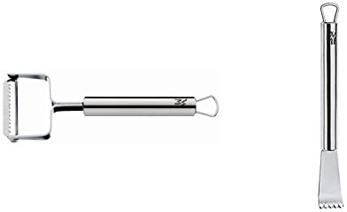 WMF Profi Plus Julienneschneider 17 cm, Cromargan Edelstahl teilmattiert, spülmaschinengeeignet & Profi Plus Zitronenschaber 14,5 cm, Cromargan Edelstahl teilmattiert, spülmaschinengeeignet