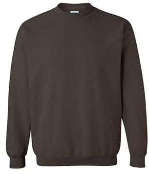 GILDAN Felpa con cappuccio uomo, Cioccolato fond, XXL