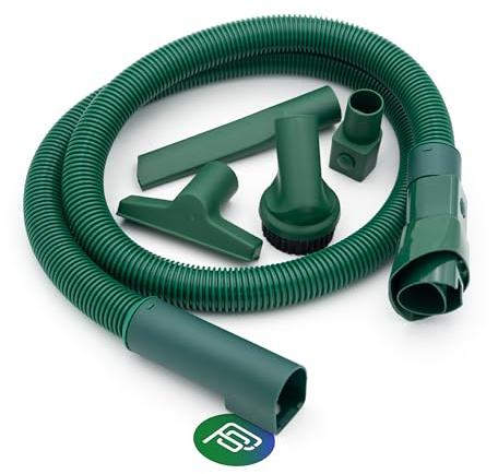 Tubo Flessibile con Set Accessori Bocchette Compatibili Folletto VK 140 e VK 150 – Kit Completo Ricambio Aspirapolvere con Bocchetta Fessure e Spazzole