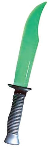 Struts Halloween Scream Ghost Face Glow In The Dark Rubber Knife Fancy Dress Prop