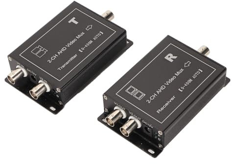 Multiplexor de Vídeo de Cámara, Multiplexor de Vídeo de 2 Canales Compatible con 720P 960P 1080P para Grabadora de Disco Duro