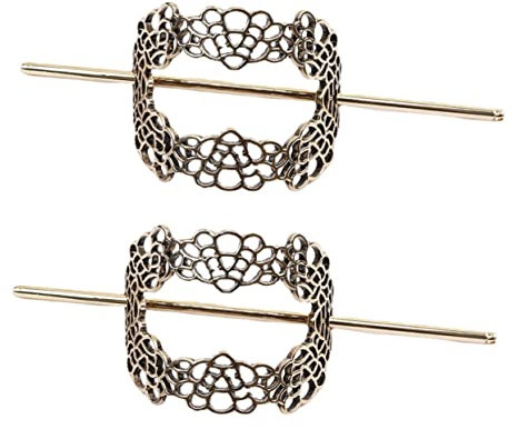 MUSISALY 2 Stück Haarstab Für Dutt Hohle Haarnadel Aus Metall Haarschmuck Für Damen Tragbar Und Leicht