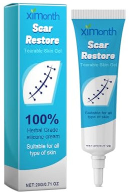 VARKAGE 2 Stück Narbensalbe, Premium Narbengel Narbengel Nach Op Narbensalbe Nach Op Narbengel FüR Kinder Und Erwachsene, Effektiv für Keloid-Narbenbehandlung