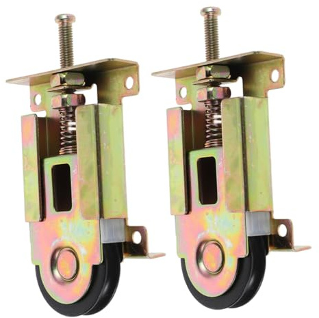 Roulettes de Rechange pour Porte Coulissante M6 40mm, Lot 2pcs | Roulette Guide Porte Coulissante, Roues à Billes Concaves, Boîtier Acier Embouti