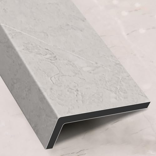 Cubierta Del Alféizar De La Ventana, Alféizar De Ventana Panel De Remate, Lámina Acrílica, Fácil Instalación, Para El Hogar, Hotel, Cocina, Baño Y Exterior(Grey,100x20cm/39.4x7.9in)