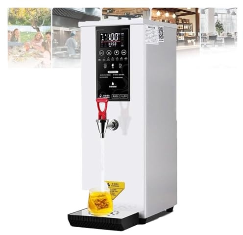 Hervidor de Agua Profesional 25L Acero Inoxidable - Control Digital de Temperatura, Ahorro Energético con Apagado Automático para Cafeterías/Restaurantes/Hoteles