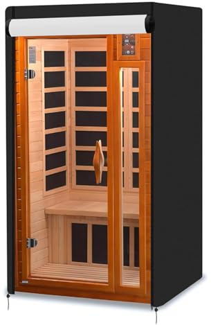 Couverture De Sauna En Bois Extérieur,Protection Portable Imperméable aux Intempéries - Couverture de Boîte de Sauna - Pour Maison Jardin Patio Arrière-cour Terrasse Bord de Piscine Cour Parc