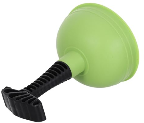 SOPOTUTU Sturalavandini per Lavello Cucina e Bagno Ventosa Verde, Piccolo Stantuffo per WC, Strumento di Aspirazione per Disostruire Scarichi Ostinati, Impugnatura Ergonomica, Compatto