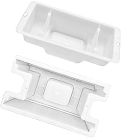 ZGUZMCMK 2 Stück Wandblock Modell Betonstein Ziegelform DIY PP Material für Hinterhof Gestaltung Hausgarten Zaun Und Parkweg Landschafts, Style B