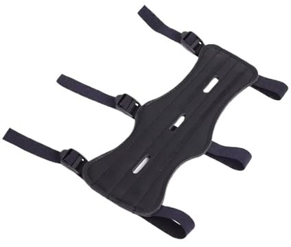 Bågskytte armskydd läder bågskytte utrustning armskydd underarm säker justerbar rosett pil skytte träningstillbehör skydd armskydd för bågskytte