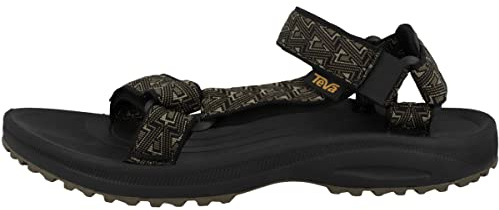 Teva Winsted - Sandali a Punta Aperta Uomo, Nero (Bamboo Dark Olive Bdolv), 42 EU
