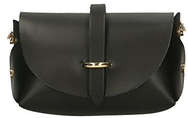 Chicca Borse Borsetta a Tracolla Donna in Pelle Made in italy 18x11x9 Cm